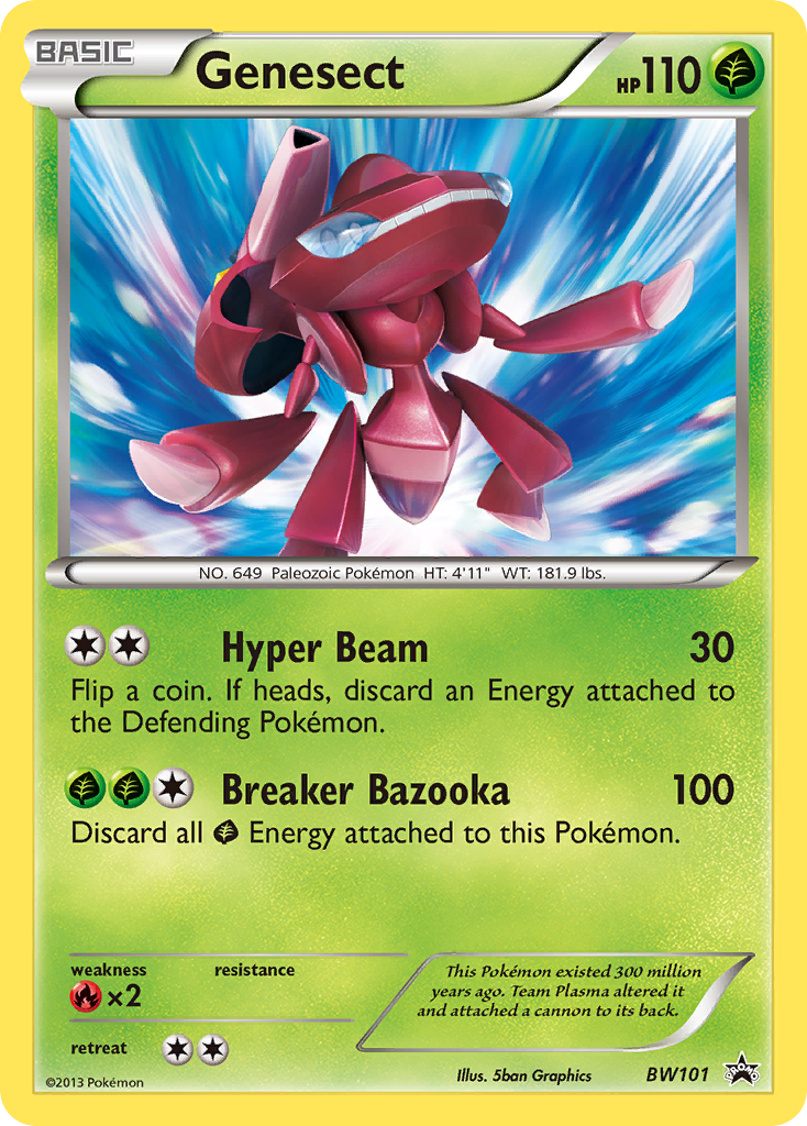 Genesect - BW101 - BW Black Star Promos