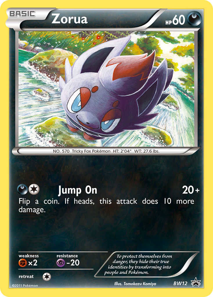 Zorua - BW12 - BW Black Star Promos