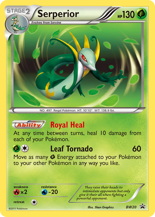 Serperior - BW20 - BW Black Star Promos