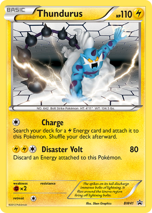 Thundurus - BW41 - BW Black Star Promos