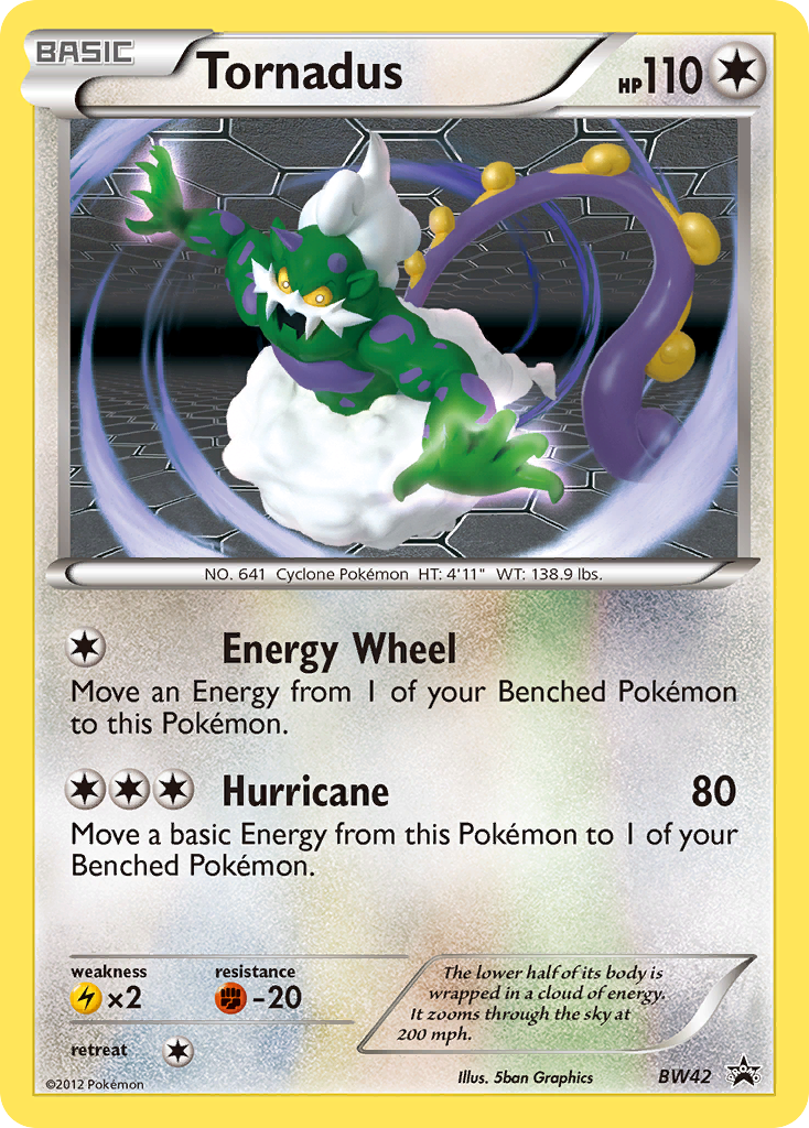 Tornadus - BW42 - BW Black Star Promos