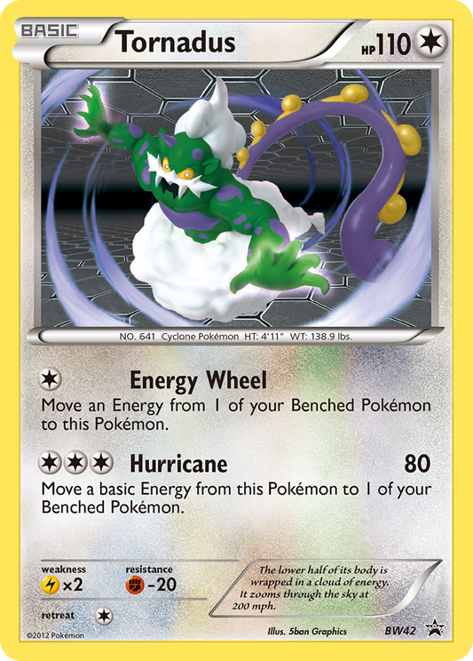 Tornadus - BW42 - BW Black Star Promos