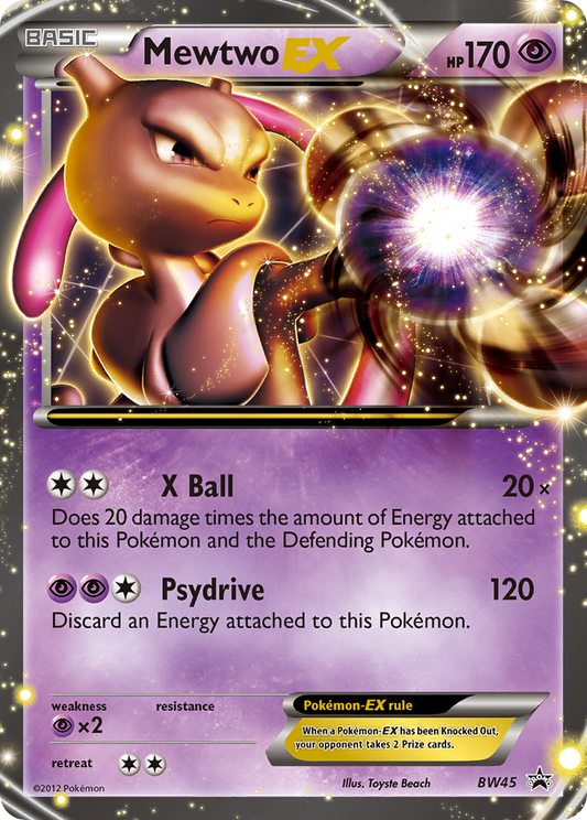 Mewtwo-EX - BW45 - BW Black Star Promos