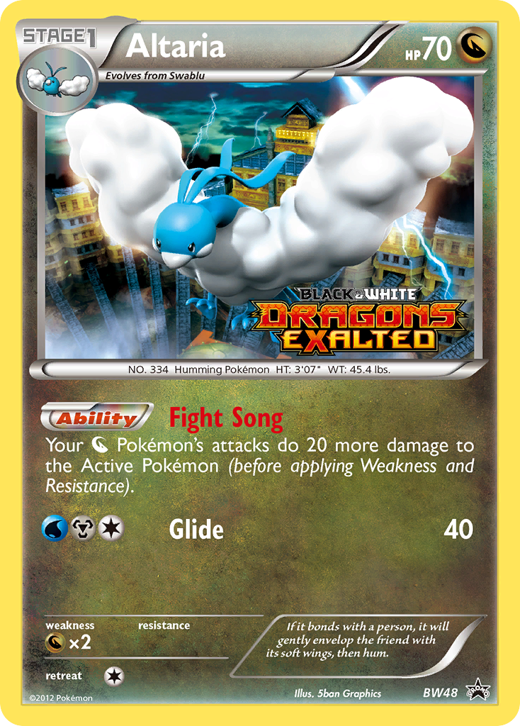 Altaria - BW48 - BW Black Star Promos