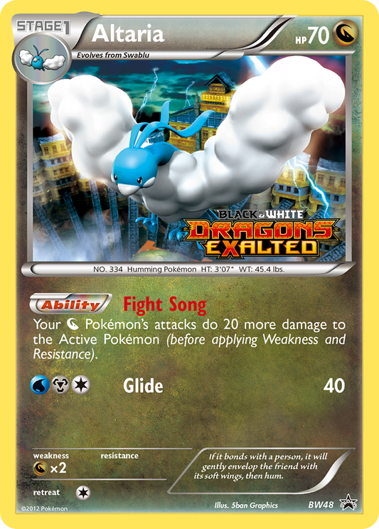 Altaria - BW48 - BW Black Star Promos