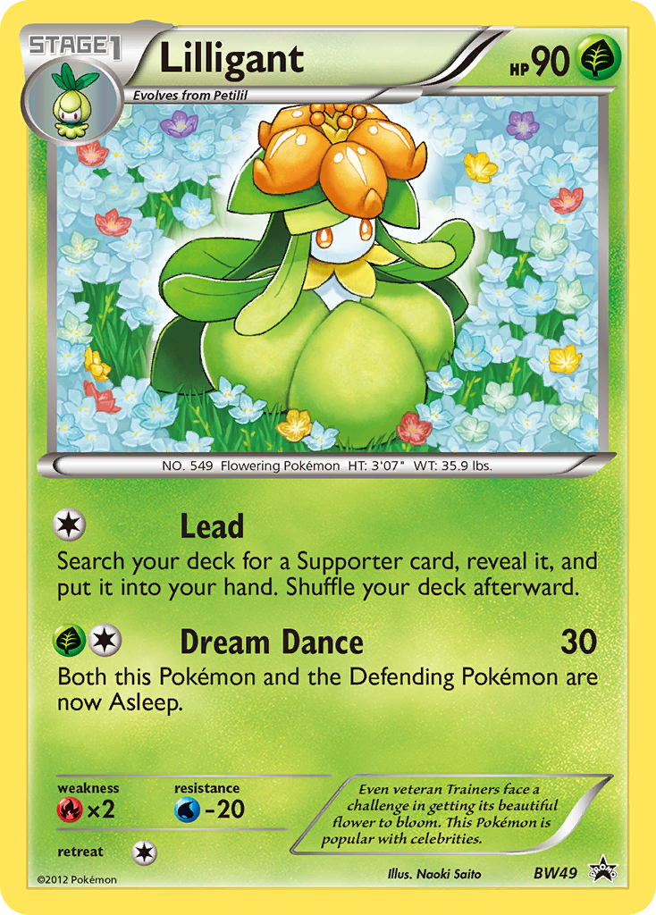 Lilligant - BW49 - BW Black Star Promos