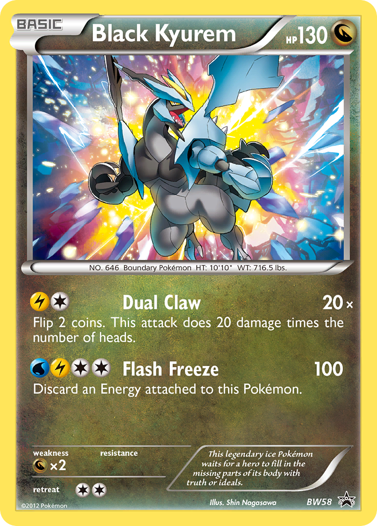 Black Kyurem - BW58 - BW Black Star Promos