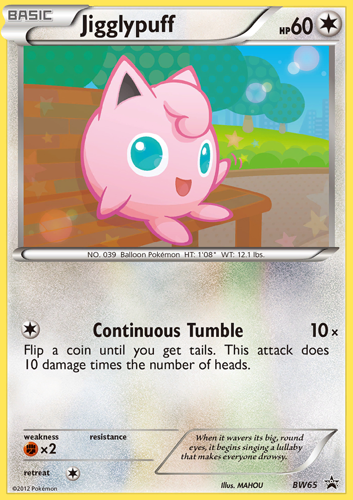 Jigglypuff - BW65 - BW Black Star Promos