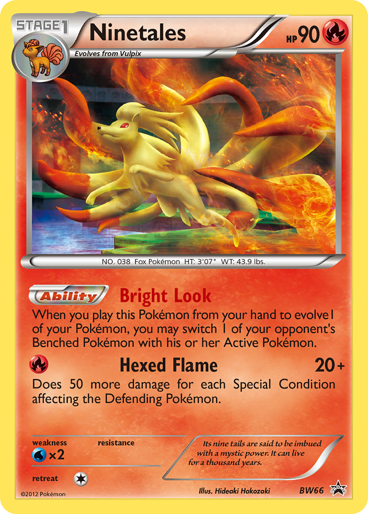 Ninetales - BW66 - BW Black Star Promos