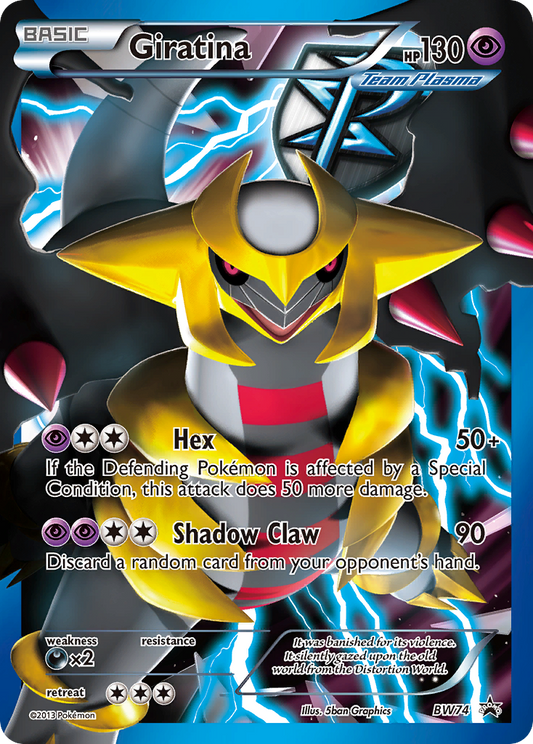 Giratina - BW74 - BW Black Star Promos