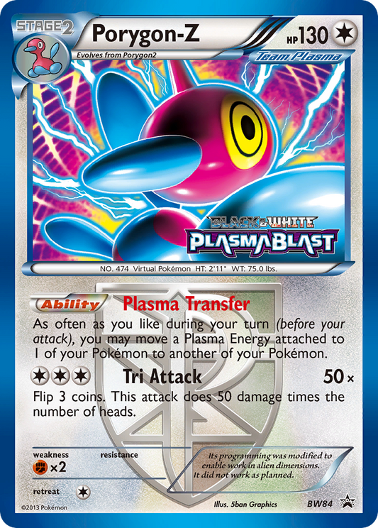 Porygon-Z - BW84 - BW Black Star Promos