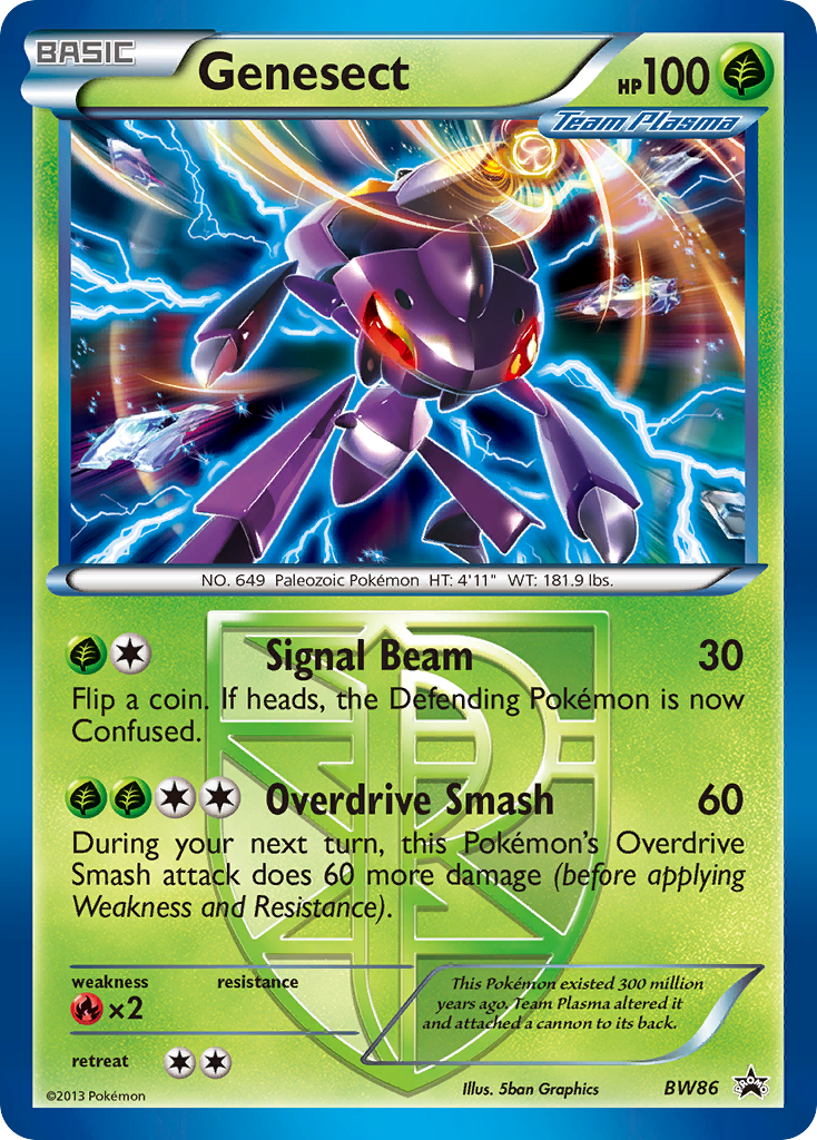 Genesect - BW86 - BW Black Star Promos