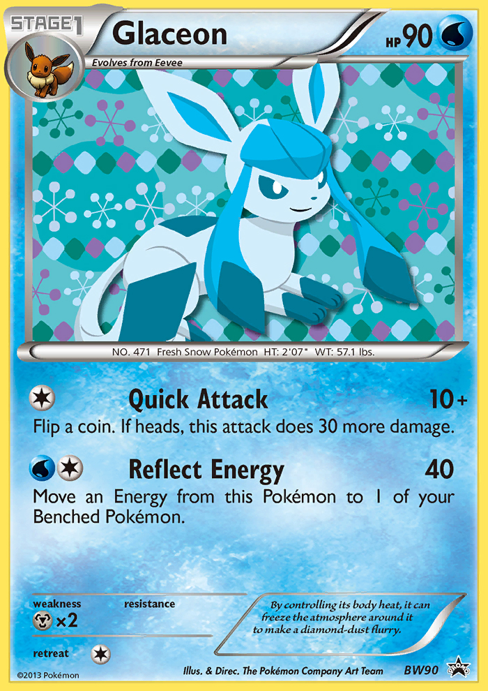 Glaceon - BW90 - BW Black Star Promos