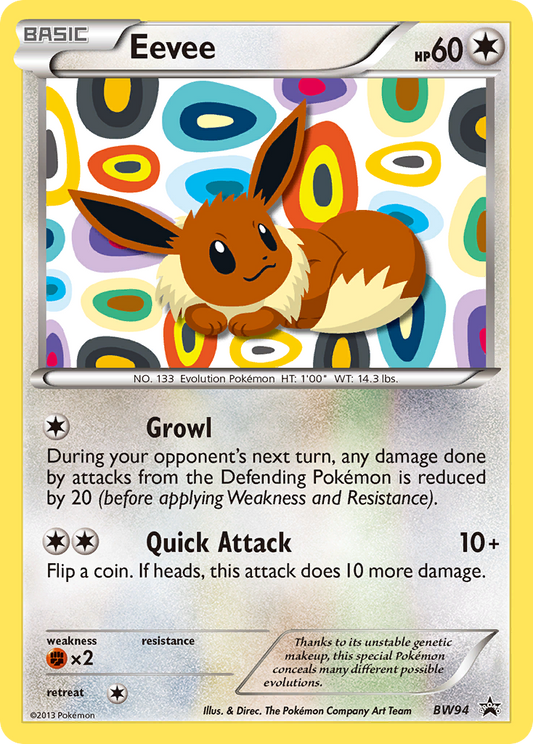 Eevee - BW94 - BW Black Star Promos