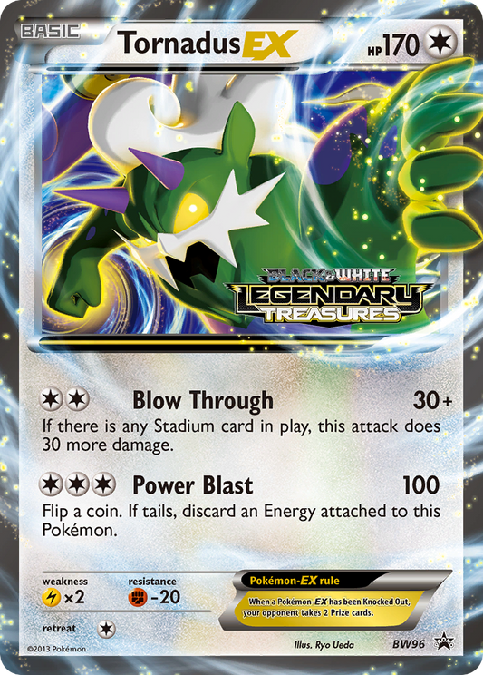 Tornadus-EX - BW96 - BW Black Star Promos