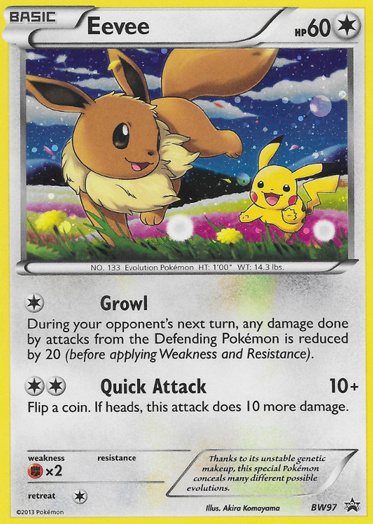 Eevee - BW97 - BW Black Star Promos