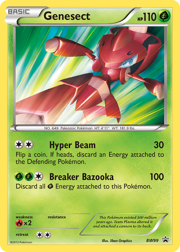 Genesect - BW99 - BW Black Star Promos