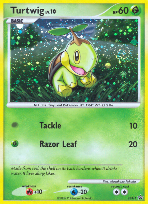 Turtwig - DP01 - DP Black Star Promos