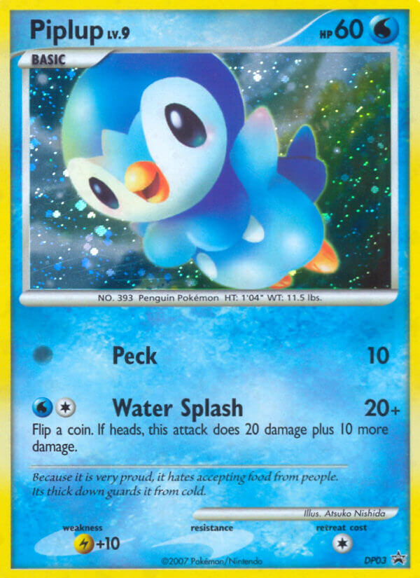 Piplup - DP03 - DP Black Star Promos