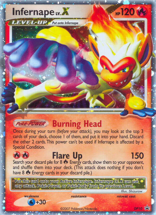 Infernape LV.X - DP10 - DP Black Star Promos