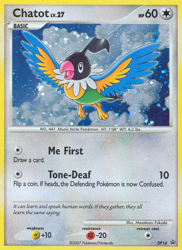 Chatot - DP14 - DP Black Star Promos