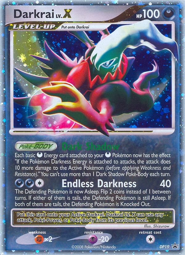 Darkrai LV.X - DP19 - DP Black Star Promos