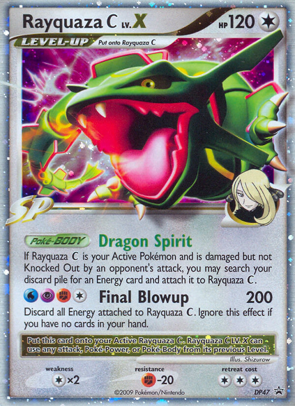 Rayquaza C LV.X - DP47 - DP Black Star Promos