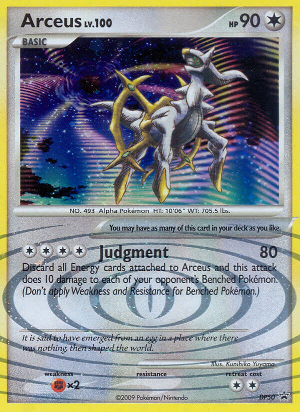 Arceus - DP50 - DP Black Star Promos