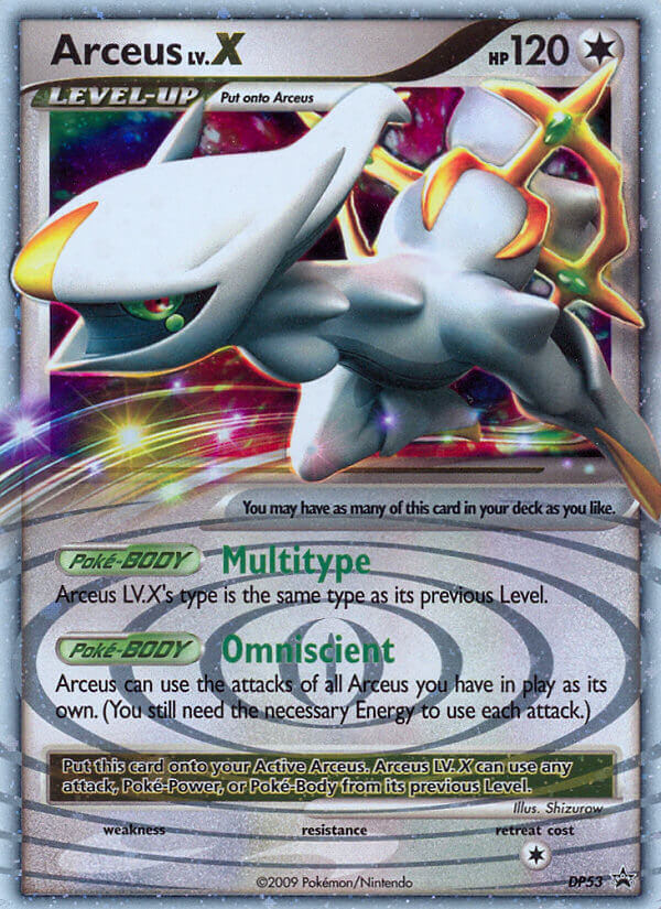 Arceus LV.X - DP53 - DP Black Star Promos