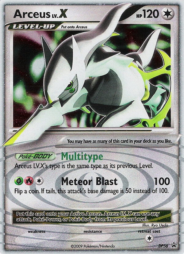 Arceus LV.X - DP56 - DP Black Star Promos