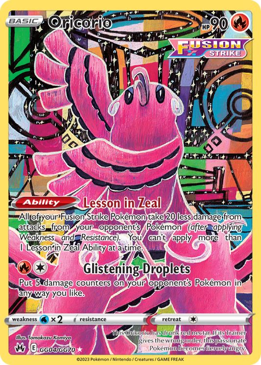 Oricorio - GG04 - Crown Zenith Galarian Gallery