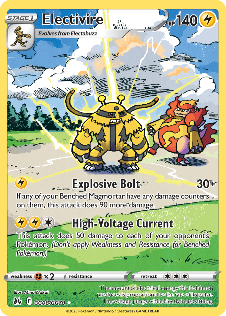 Electivire - GG08 - Crown Zenith Galarian Gallery