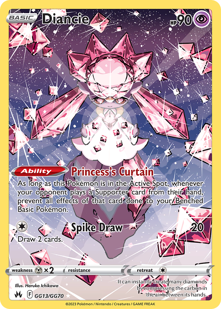 Diancie - GG13 - Crown Zenith Galarian Gallery