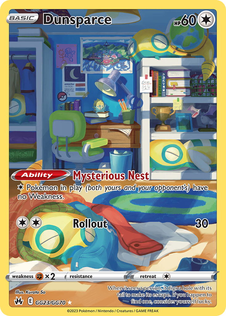 Dunsparce - GG23 - Crown Zenith Galarian Gallery