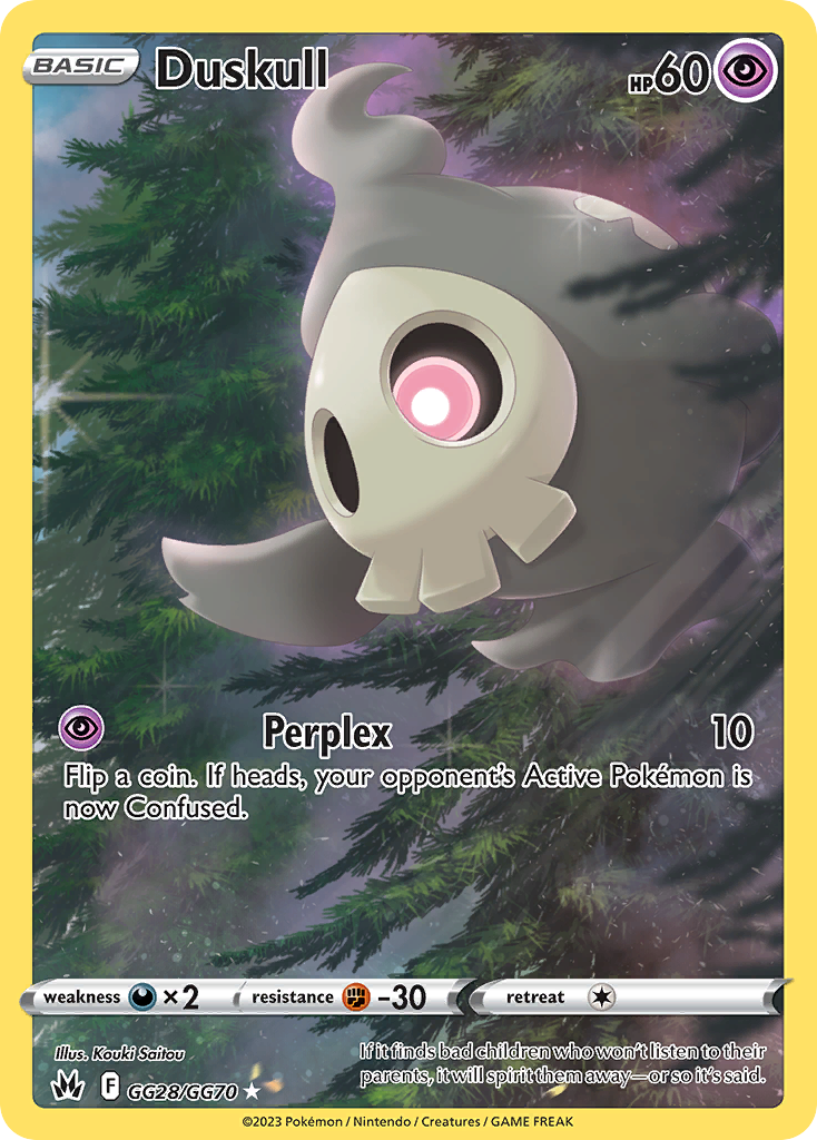 Duskull - GG28 - Crown Zenith Galarian Gallery