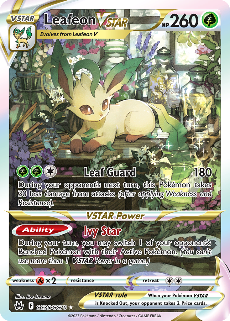 Leafeon VSTAR - GG35 - Crown Zenith Galarian Gallery