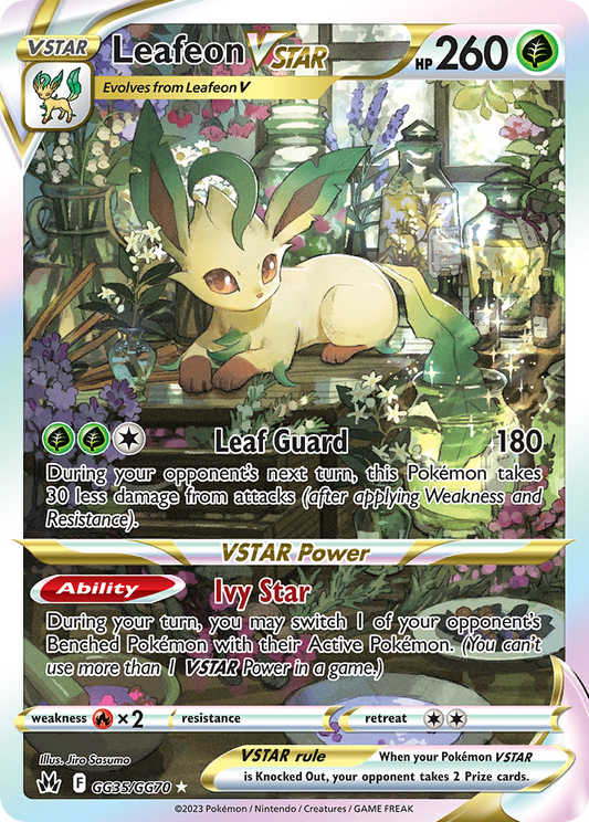 Leafeon VSTAR - GG35 - Crown Zenith Galarian Gallery