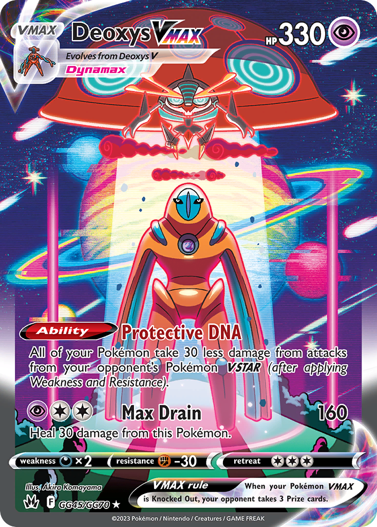 Deoxys VMAX - GG45 - Crown Zenith Galarian Gallery