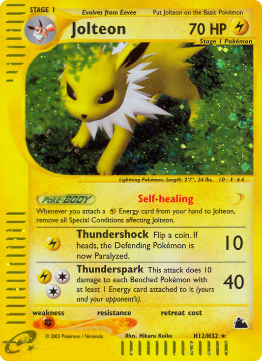 Jolteon - H12 - Skyridge