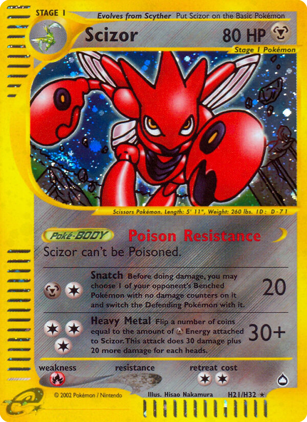 Scizor - H21 - Aquapolis