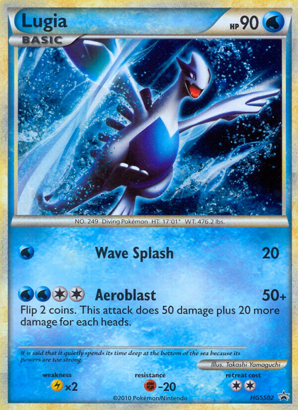 Lugia - HGSS02 - HGSS Black Star Promos