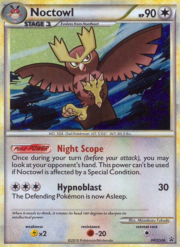 Noctowl - HGSS06 - HGSS Black Star Promos