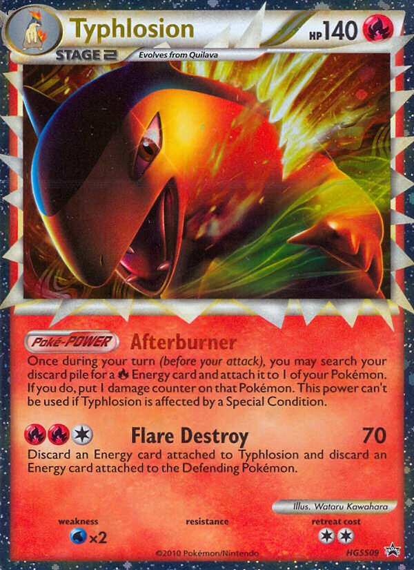 Typhlosion - HGSS09 - HGSS Black Star Promos