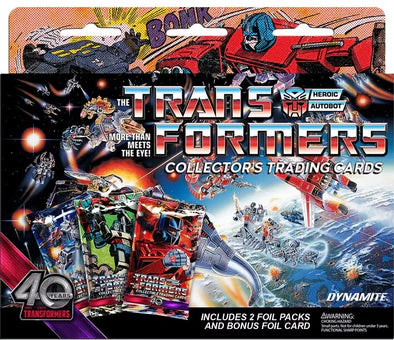 Transformer 40th Anniversary Trading Card Hanger Box