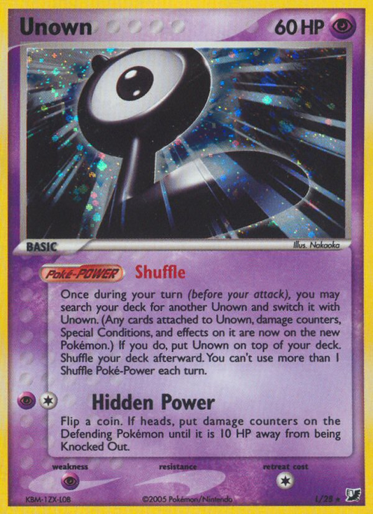 Unown - L - Unseen Forces