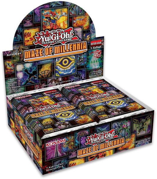 YUGIOH - MAZE OF MILLENNIA BOOSTER BOX - 1ST EDITION