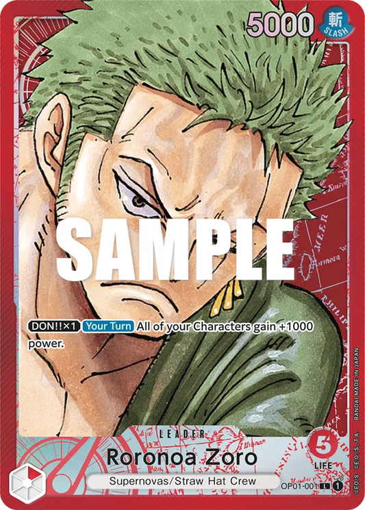 Roronoa Zoro - OP01-001 - Romance Dawnaa