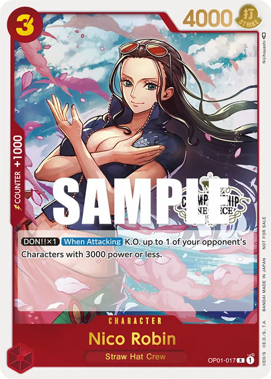 Nico Robin - OP01-017 - Store Championship Participation Pack Vol.1