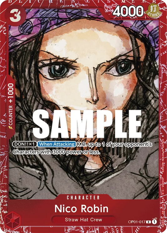 Nico Robin - OP01-017 - Premium Card Collection -FILM RED Edition-