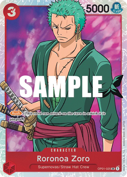 Roronoa Zoro - OP01-025 - Romance Dawn